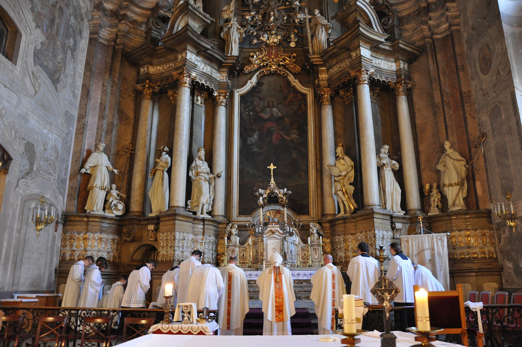Nagycsütörtöki utolsó vacsora emlékmise a Szent Imre templomban